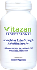 Acidophilus Extra Strength (2 Billion + CFU with L. rhamnosus) 250 veg capsules