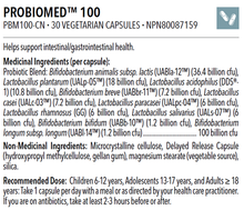 Load image into Gallery viewer, PROBIOMED™ 100 CFU PROBIOTIC 30 CAPSULES
