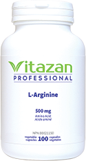 L-Arginine (500 mg á Amino Acid) 100 veg capsules
