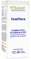 FemFlora (10 Billion CFU á Feminine Flora Balance) 10 vaginal ovules
