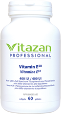Vitamin E (400 IU, Non GMO, Full-Spectrum Tocopherols and Tocotrienols plus beta_Sitosterol and Squalenes) 60 softgels