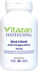 Black Cohosh (200 mg á Standardized Extract á 2.5% Triterpene Glycosides) 60 veg capsules