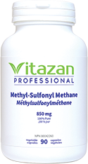 Methyl-Sulfonyl-Methane (850 mg á 100% Pure) 90 veg capsules