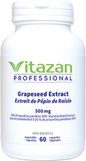 Grapeseed Extract (500 mg á 95% Proanthoxyanidins OPC Standardized Extract) 60 veg capsules