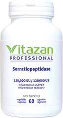 Serratiopeptidase (120,000 SU á Inflammation and Pain) 60 veg capsules