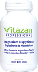 Magnesium Bisglycinate (150 mg Elemental Magnesium + Taurine) 120 veg capsules