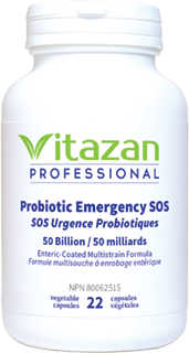 Probiotic Emergency SOS (50 Billion CFU Enteric-Coated Multistrain Formula) 22 veg capsules