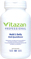 Multi Daily (Multivitamin and Mineral Formula Without Iron, beta_Carotene, or Vitamin A) 60 veg capsules