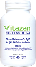 Slow-Release Co Q10 (100 mg á Cardiovascular Health á Higher Bioavailability) 60 veg capsules