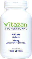 Maitake (400 mg á Grifola frondosa Hot-Water Extract)  60 veg capsules