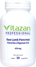 Raw Lamb Pancreas (450 mg) 30 tablets