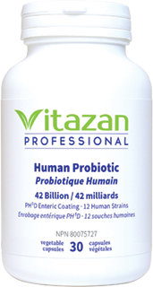 Human Probiotic (42 Billion CFU á PH5D Enteric Coating á 12 Human Strains) 30 veg capsules