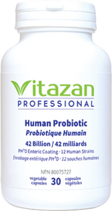Human Probiotic (42 Billion CFU á PH5D Enteric Coating á 12 Human Strains) 30 veg capsules