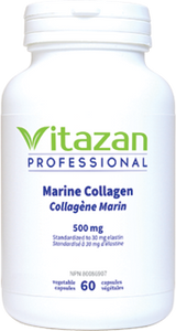 Marine Collagen (500 mg á Standardized to 30 mg Elastin) 60 veg capsules