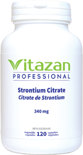 Strontium Citrate (340 mg) 120 veg capsules