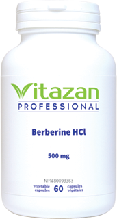 Berberine HCl (500 mg) 60 veg capsules