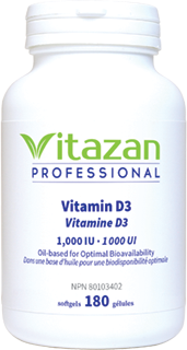 Vitamin D3 (1,000 IU á Oil-based for Optimal Bioavailability) 180 softgels