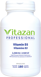 Vitamin D3 2500IU 180 veg capsules