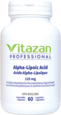 Alpha-Lipoic Acid 125 mg 60 veg capsules