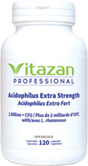 Acidophilus Extra Strength (2 Billion + CFU with L. rhamnosus) 120 veg capsules