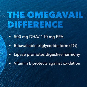 OMEGAVAIL™ ULTRA DHA 500MG 60 SOFTGELS