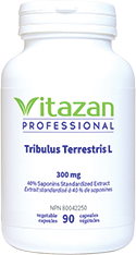Tribulus Terrestris L (300 mg á 40% Saponins á Standardized Extract) 90 veg capsules