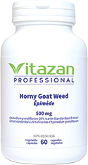 Horny Goat Weed (500 mg á Epimedium grandiflorum 20% Icariin Standardized Extract) 60 veg capsules