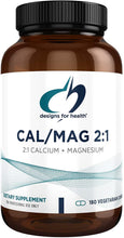Load image into Gallery viewer, CAL/MAG 2:1 300 MG CALCIUM MALATE 150 MG MAGNESIUM MALATE 180 CAPSULES (3 MONTH SUPPLY)