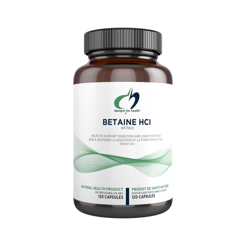 BETAINE HCL WITH PEPSIN 120 CAPSULES