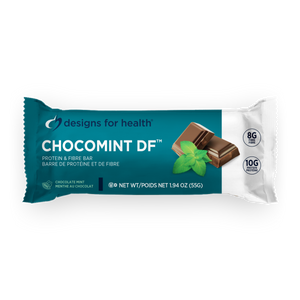 ChocoMint DF - Prebiotic, Dairy Free, Protein and Fibre Bar - 12 Bars