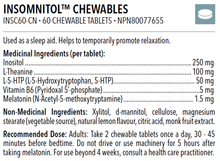 Load image into Gallery viewer, INSOMNITOL CHEWABLES 60 TABLETS