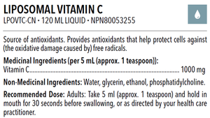 LIPOSOMAL VITAMIN C 120 ML