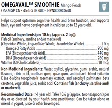 Load image into Gallery viewer, OMEGAVAIL SMOOTHIE MANGO PEACH FLAVOUR 16 OZ, 473 ML