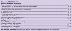 MITOCHONDRIAL NRG 120 CAPSULES