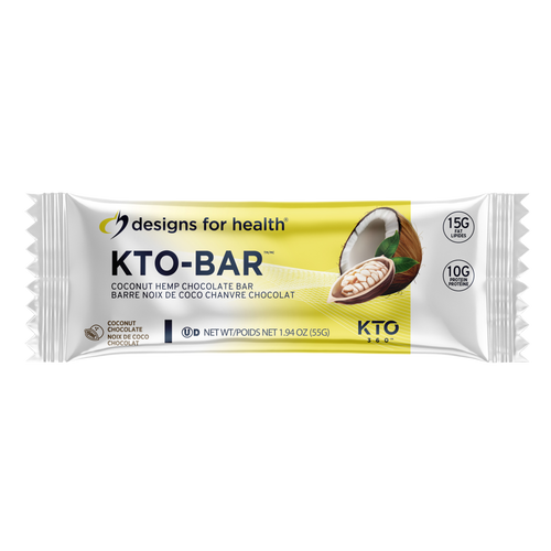 KTO-BAR Keto and Low Carb - Coconut Chocolate, 18 bars