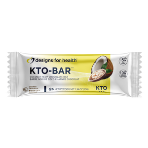 KTO-BAR Keto and Low Carb - Coconut Chocolate, 18 bars